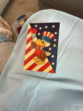 Vintage 1984 Los Angeles Olympic Games Sam the Eagle Bridge Size Playing Cards